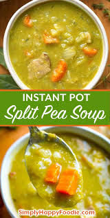 Instant Pot Split Pea Soup Is A Classic Comfort Food Made With Leftover Ham Or Bacon Ham Hock Warm Soup Recipes Instant Pot Soup Recipes Instant Pot Recipes