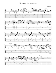 Em d trust i seek and find in you every day for us something new open mind for a different view g н7 em and nothing else matters. Nothing Else Matters Sheet Music For Guitar Solo Download And Print In Pdf Or Midi Free Sheet Music For Nothing Else Matters By Metallica Metal Musescore Com