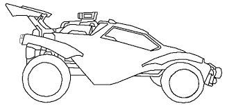 The best rocket league coloring pages. Octane Rocket League