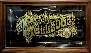 Applying gold leaf to glass is a technique that has been employed for centuries by sign makers, lettering specialists, and specialty mirror makers. Showcase Of Gold Leaf Lettering On Glass Heritage Type Co