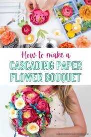 How to make diy flower? How To Make A Diy Paper Flower Bouquet Abbi Kirsten Collections