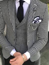 Black And White Check Coat Pant Giorgenti New York Custom Suits Custom Shirts Tuxedo Stylish Mens Outfits Designer Suits For Men Mens Outfits