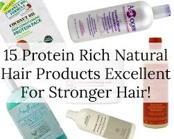 Thinning hair can be the result of many things, like stress, poor diet, genetics, and overusing the wrong products. 15 Protein Rich Natural Hair Products Excellent For Stronger Hair