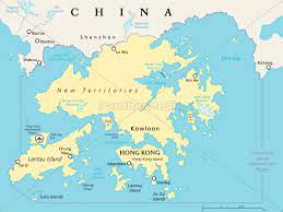 Hong kong, officially the hong kong special administrative region of the people's republic of china, is a metropolitan area and special admi. Hong Kong Und Umgebung Politische Karte Stockfoto 14768343 Bildagentur Panthermedia