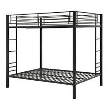 Twin over full size futon bunkbed set online only. Dorel Black Full Over Full Metal Bunk Bed