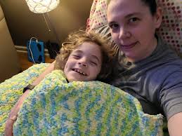 Bernat Baby Coordinates puff stitch baby afghan pattern