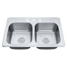 plumber friendly 33x22x8 3 hole sink