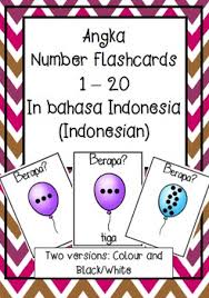 Miss angel and miss devil천사씨와 악마님. Indonesian Numbers Worksheets Teaching Resources Tpt