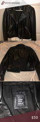 Brand New Zara Trf Leather Jacket Leather Jacket Brands Zara Leather Jacket Leather Jacket