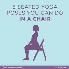 Seated Yoga Poses You Can Do In A Chair Chairyoga Yoga Namaste Health Seniors Yogaonthebayou Seated Yoga Poses Exercise For Pregnant Women Chair Yoga