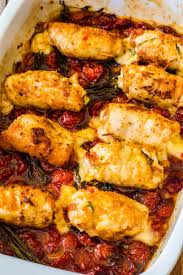 Geschmorte Ofentomaten Mit Hahnchen Involtini Colors Of Food Rezept Ofentomaten Involtini Fleisch Gerichte