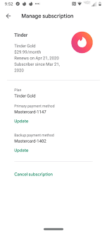 How can i pay my credit card bill with another credit card? How To Cancel A Tinder Subscription On An Android