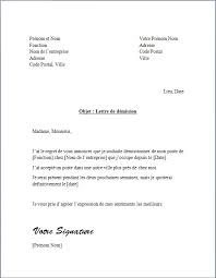 Monsieur le directeur 45, rue pasteur 75000 paris. Lettre De Demission Pour Le Quebec Docutexte