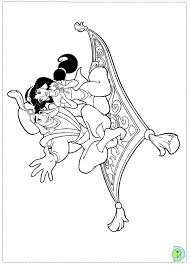 Aladdin coloring pages are both fun and educative as they allow your kids to play and experiment with. Aladdin And Jasmine Coloring Page Dinokids Org