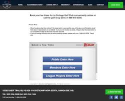 Booking Tee Times Online Le Portage Golf Club