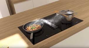 Les hottes doivent être non seulement esthétiques, mais aussi efficaces. Artek Cuisines Table De Cuisson A Induction 2 En 1 Avec Hotte Integree