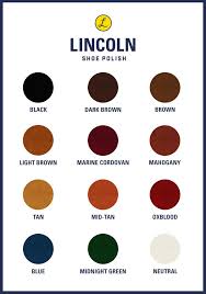 Shoe Polish Color Chart 2019