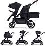 Baby Stroller With Rear Window Large Mesh from www.amazon.com