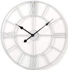 Bellissimo E Sfizioso Orologio Da Parete In Metallo Bianco O Grigio O Celeste Semplice E Raffinato Adatto Per Ogni Tipo Di Orologi Da Parete Orologio Parete