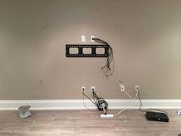 Tuck 'em behind your wall for a much cleaner look. In Wall Vertical Wire Concealment Hiding Tv Cables