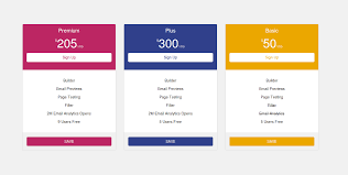 Premium Plans Box With Sign Up Using Bootstrap How To Plan Signup Signs