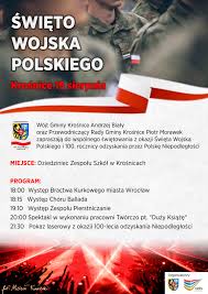 Latako 3), od wtorku, 3 sierpnia, czynna jest. 15 Sierpnia Swieto Wojska Polskiego Zapraszamy O Godz 18 00 Na Dziedziniec Zespolu Szkol W Krosnicach Aktualnosci Gminne Artykul Strona 4 Oficjalny Serwis Internetowy Gminy Krosnice