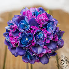 Just like our beautiful starry night sky, your love orchid bridal bouquets purple wedding bouquets prom flowers flower bouquet wedding. Purple And Blue Hydrangea And Galaxy Orchid Bouquet The Bridal Flower Silk And Real Touch Wedding Bouquets