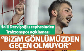 Jun 04, 2021 · galatasaray, halil dervişoğlu'nu bırakmak istemiyor. Halil Dervisoglu Cephesinden Trabzonspor Aciklamasi Bizim Gonlumuzden Gecen Olmuyor