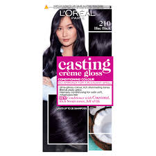 Buy L Oreal Paris Casting Creme Gloss 210 Blue Black Hair Dye 1 Kit Black Hair Dye Semi Permanent Hair Dye Permanent Hair Dye