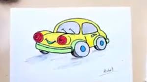 Making a cardboard car is a fun activity. Drawing A Toy Car How To Draw A Toy Car Youtube