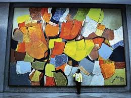 Mural By Philippine National Artist Jose Joya Philippine Art Filipino Art Painting