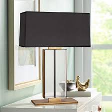 Condition is used, good with only minor wear. Robert Abbey Sloan Aged Brass And Crystal Table Lamp X4973 Lamps Plus