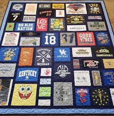 T Shirt Quilt Custom Made Mosaic Tshirt Quilt Different Etsy Tshirt Quilt Pattern Tshirt Quilt Diy Tee Shirt Quilt