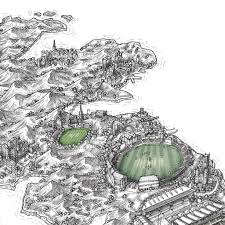Fantastic hand-drawn map of Cricket Grounds in England by Ben Staves :  r/Cricket