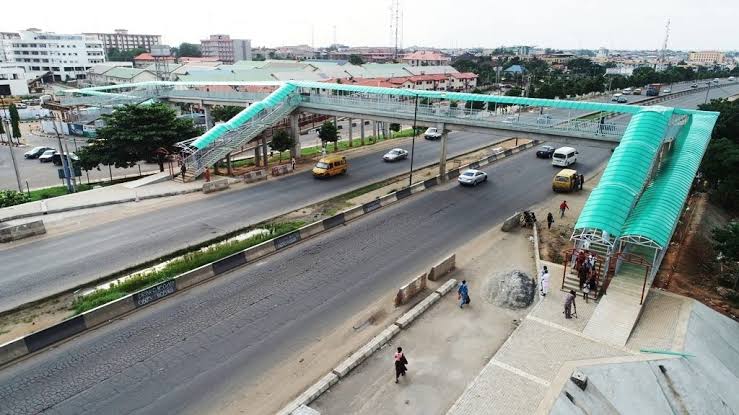 Image result for pedestrian bridge in lagos"