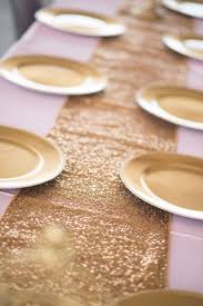 Shimmering Pink And Gold Baby Shower Place Settings Baby Shower Princess Pink Gold Baby Shower Gold Baby Showers