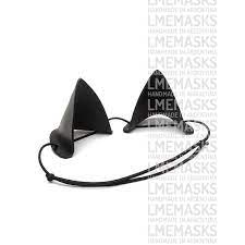 Leather Cat Ears Black Catwoman Chat Noir Kitty Catgirl By Lmemasks Etsy Cat Woman Costume Cat Noir Costume Catwoman Cosplay