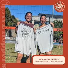 Congratulations to our M/W doubles ✨CHAMPS✨ and runner ups 🏆 Open/AA  Womens 1st: Jamila Johnson + Kennedy Schmitt 2nd: Ashley Wall + Jenna  Teague 🏆 AA/A Mens 1st: Benjamin Stivers + Juno