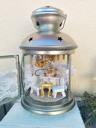 Ikea Lantern Fairy House Kreativk Casas En Miniatura Casas De Hadas Faroles De Navidad