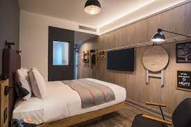 Two Affordable Design Friendly Moxy Hotels Open In Japan Small Hotel Room Hotel Room Design Small Hotel