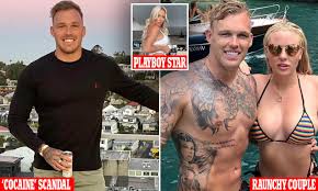 Former cop accused of snorting cocaine off strippers breasts debuts porn  career with OnlyFans star | Daily Mail Online
