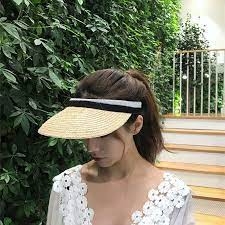 Cheap Sun Hats Buy Directly From China Suppliers Summer Womens Clip On Raffia Sun Visor Wide Brim Empty Top Sun Hat Beach Uv Hat Beach Sun Hats Wide Brimmed