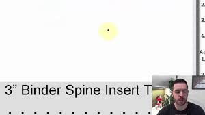 How To Create Binder Inserts In Microsoft Word Youtube