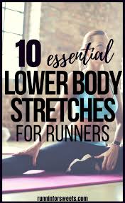 10 Best Lower Body Stretches For Runners Runnin For Sweets In 2020 Lower Body Stretches Body Stretches Stretches For Runners