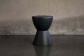 Modern coffee table high gloss side end table storage display unit flower stand. Rockingrocker F13 Black Modern Lightweight Concrete Side Table Suitable For Indoor Or Outdoor Easy Clean Side Table Outdoor Accent Table Easy Cleaning