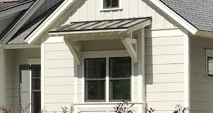 They are made with a durable white aluminum frame. Shed Roof Over The Window On A Farmhouse Style House Project Small House