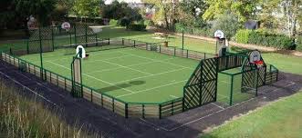 Agorespace N 1 Des Terrains Multisports Et Citystades Home Basketball Court Football Pitch Backyard Pool Designs
