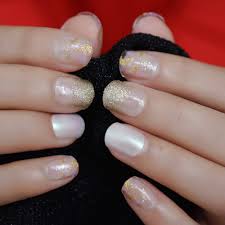 The soft square is easy to maintain on shorter nails and looks universally flattering on every finger shape.pair your soft square shaped although it's a very flattering shape, the strength of natural nails tend to break easily when worn in this shape. French Glitter Square Short Clear Nails Pearl Smooth Gold Powder Transparent Pre Designed Fake Nails Gorgeous Acrylic Nails False Nails Aliexpress