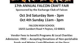 17th Annual Falcon Craft Fair