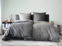 Dobnig Biberbettwasche Kuschel Traum Uni Grau Lidl De